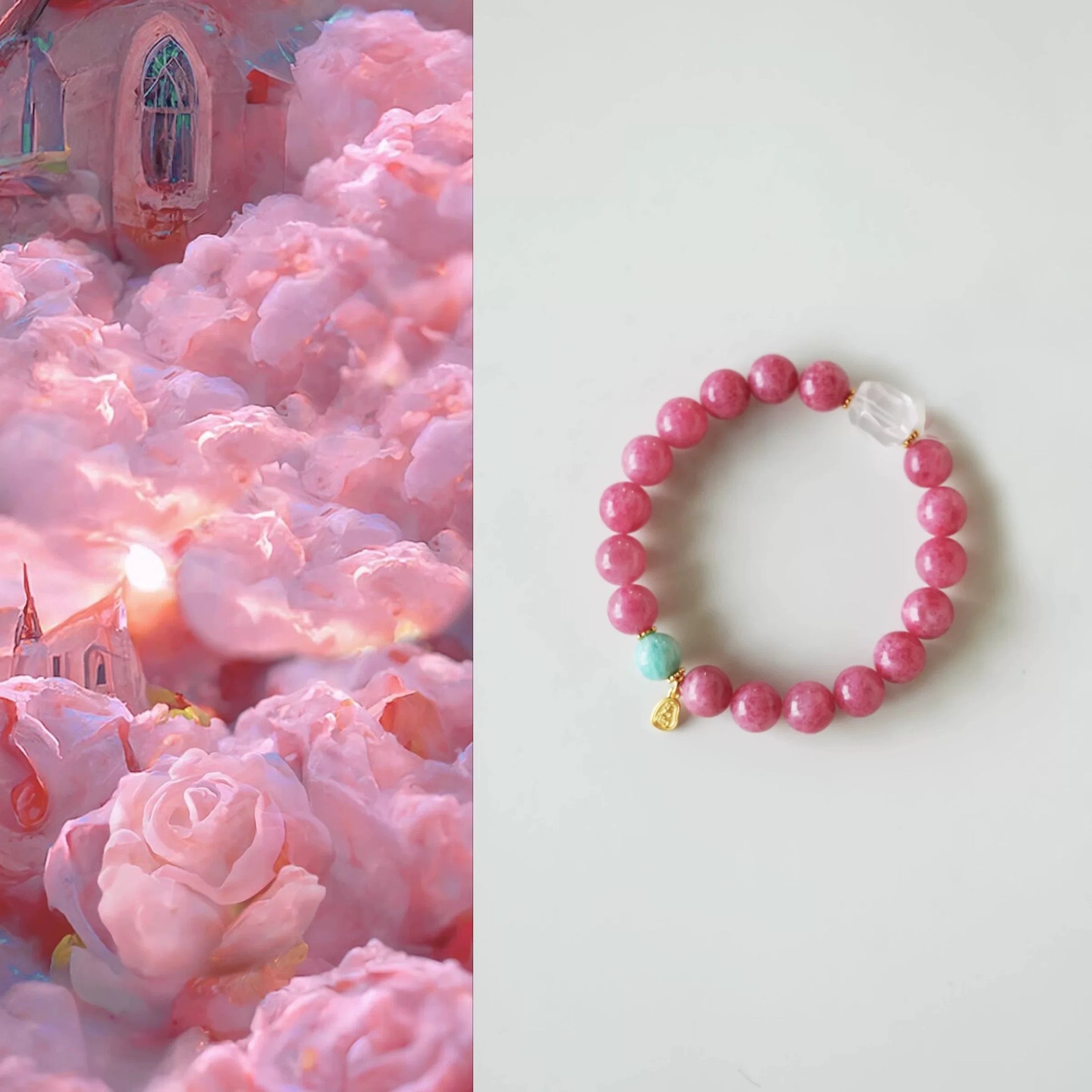 Luminora "Rose Kingdom" Necklace: A Realm of Freedom, Joy, and Healing