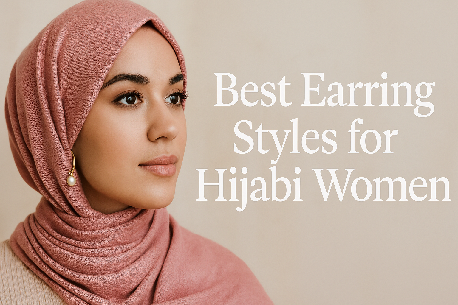 Best Earrings Styles for Hijabi Women