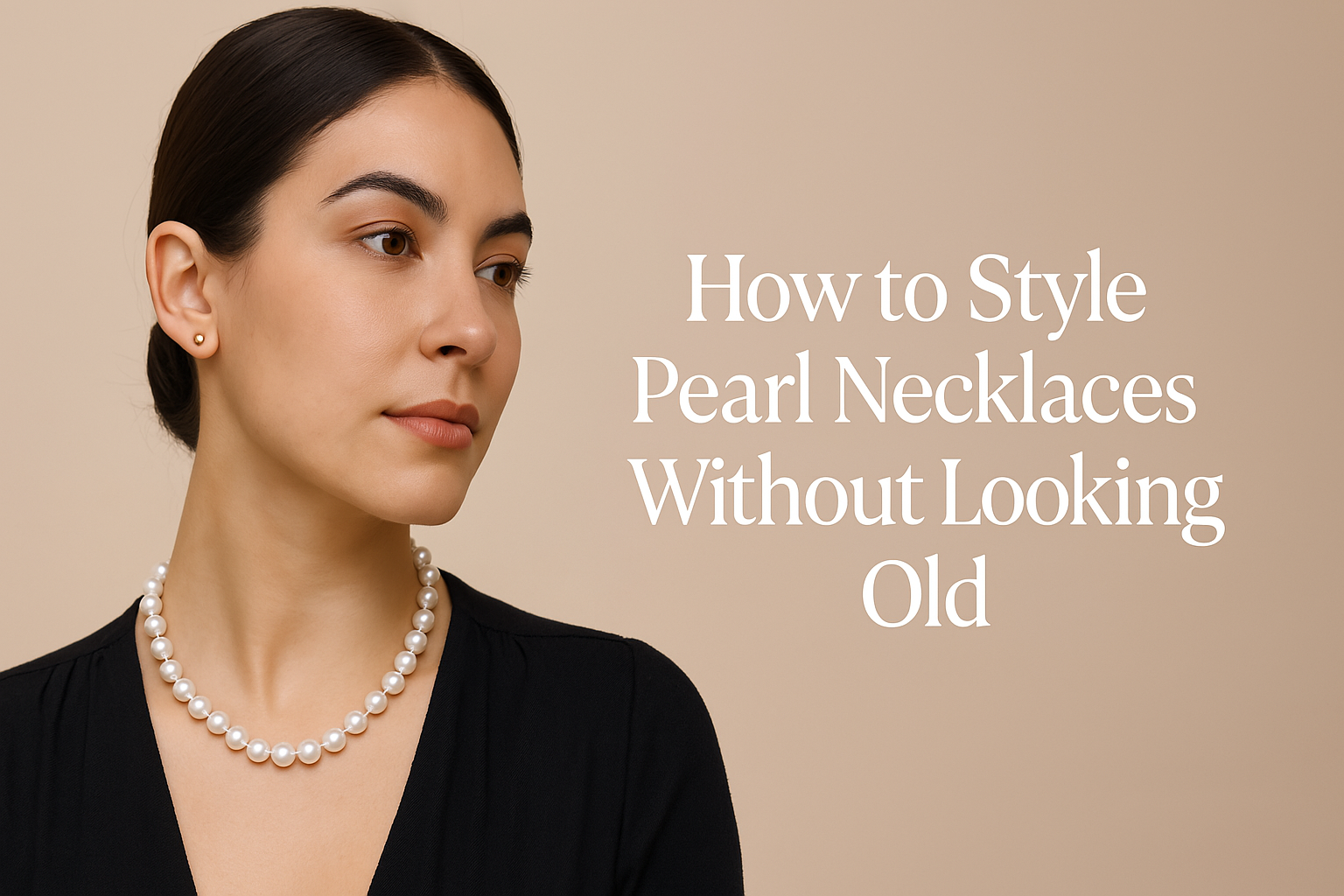 How to Style Pearl Necklaces Without Looking Old