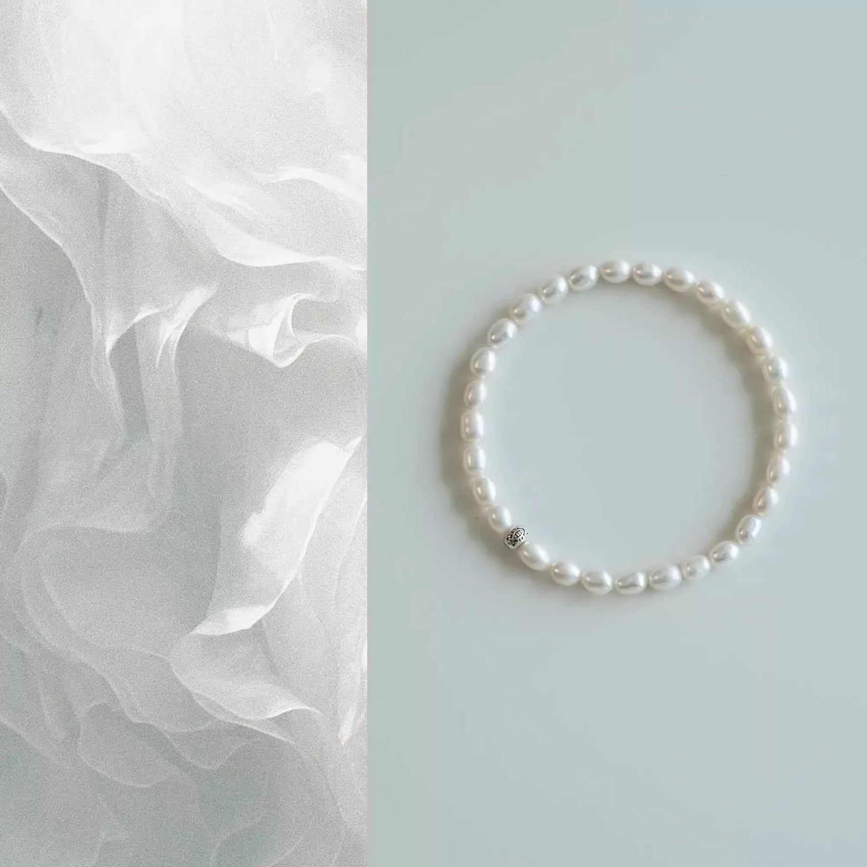 Elegant Freshwater Pearl Bracelet – Minimalist, Handmade, Classic Jewelry for Women by Luminora